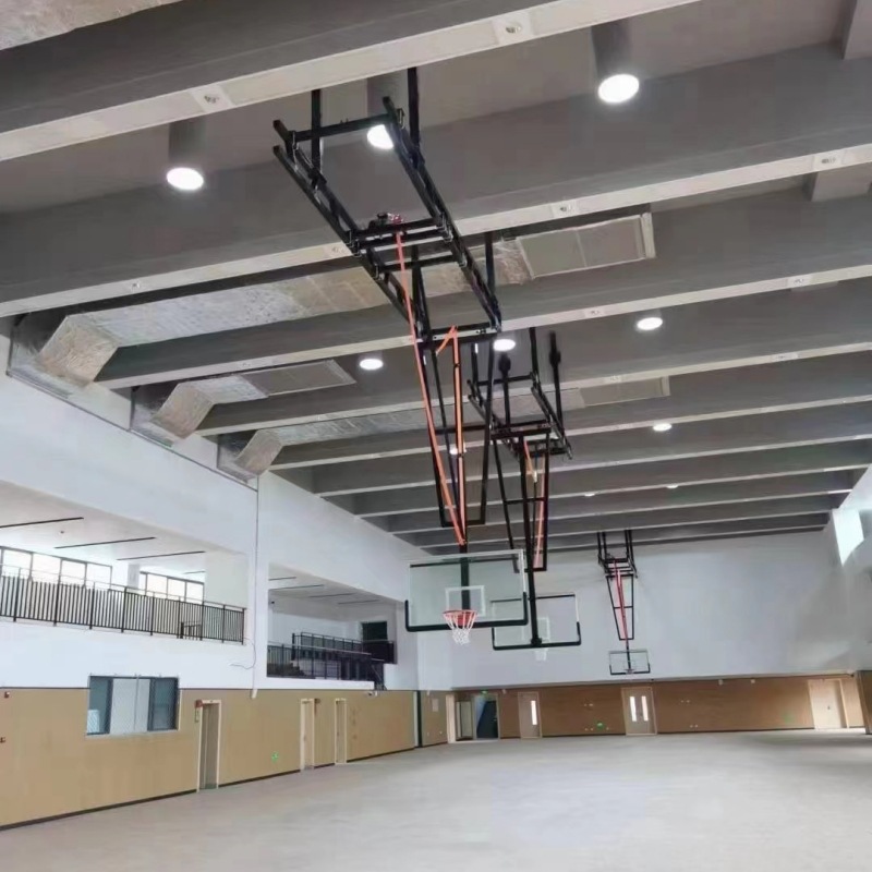 廊坊市壁挂篮球架升降篮球架 - 方案